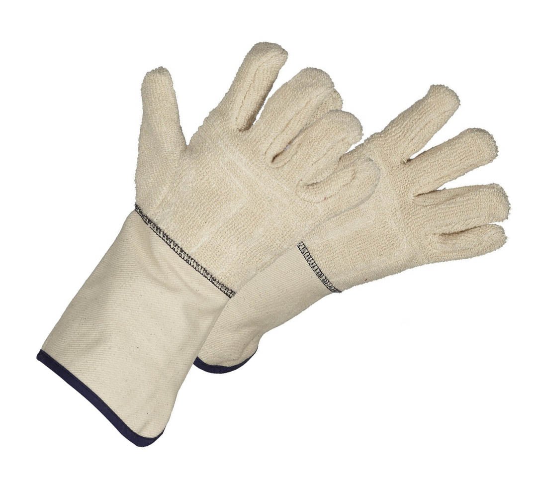 Forcefield Heat Resistant Gauntlet Terrycloth Gloves