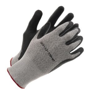 Forcefield Black PU on Salt & Pepper Dyneema Cut Level 3