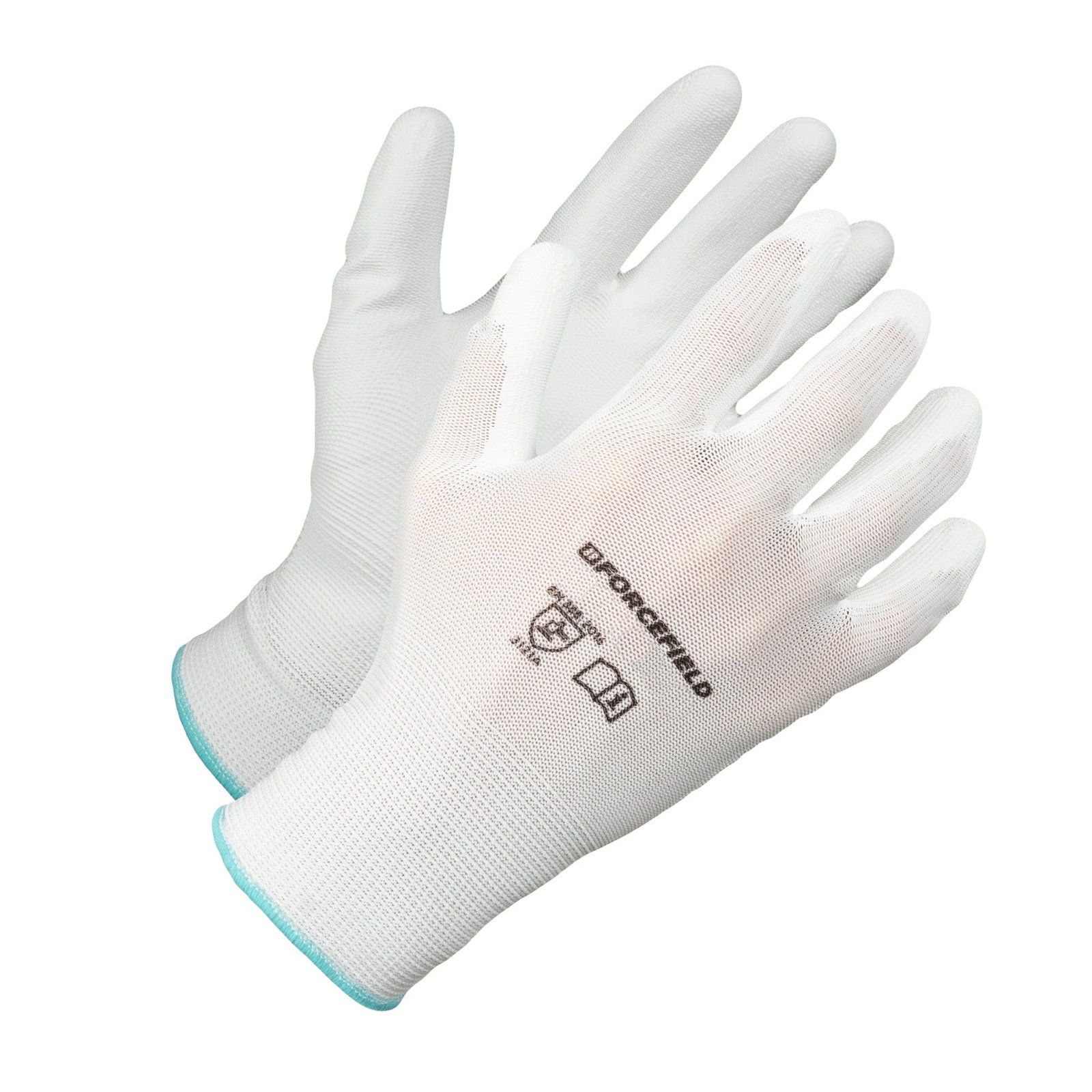 Forcefield Nylon Work Glove, Polyurethane Palm Coated - Image 3