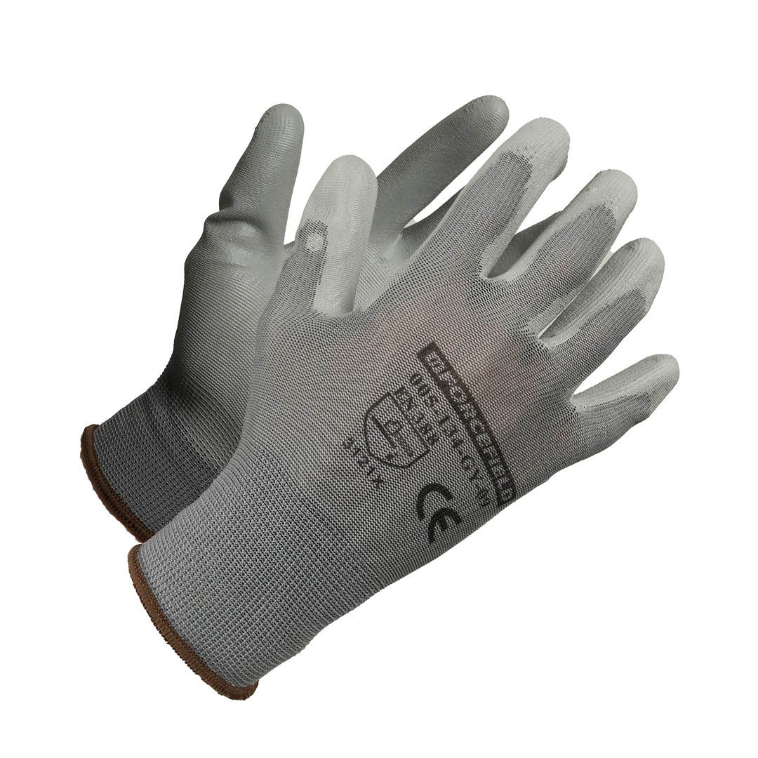 Forcefield Nylon Work Glove, Polyurethane Palm Coated - Image 4