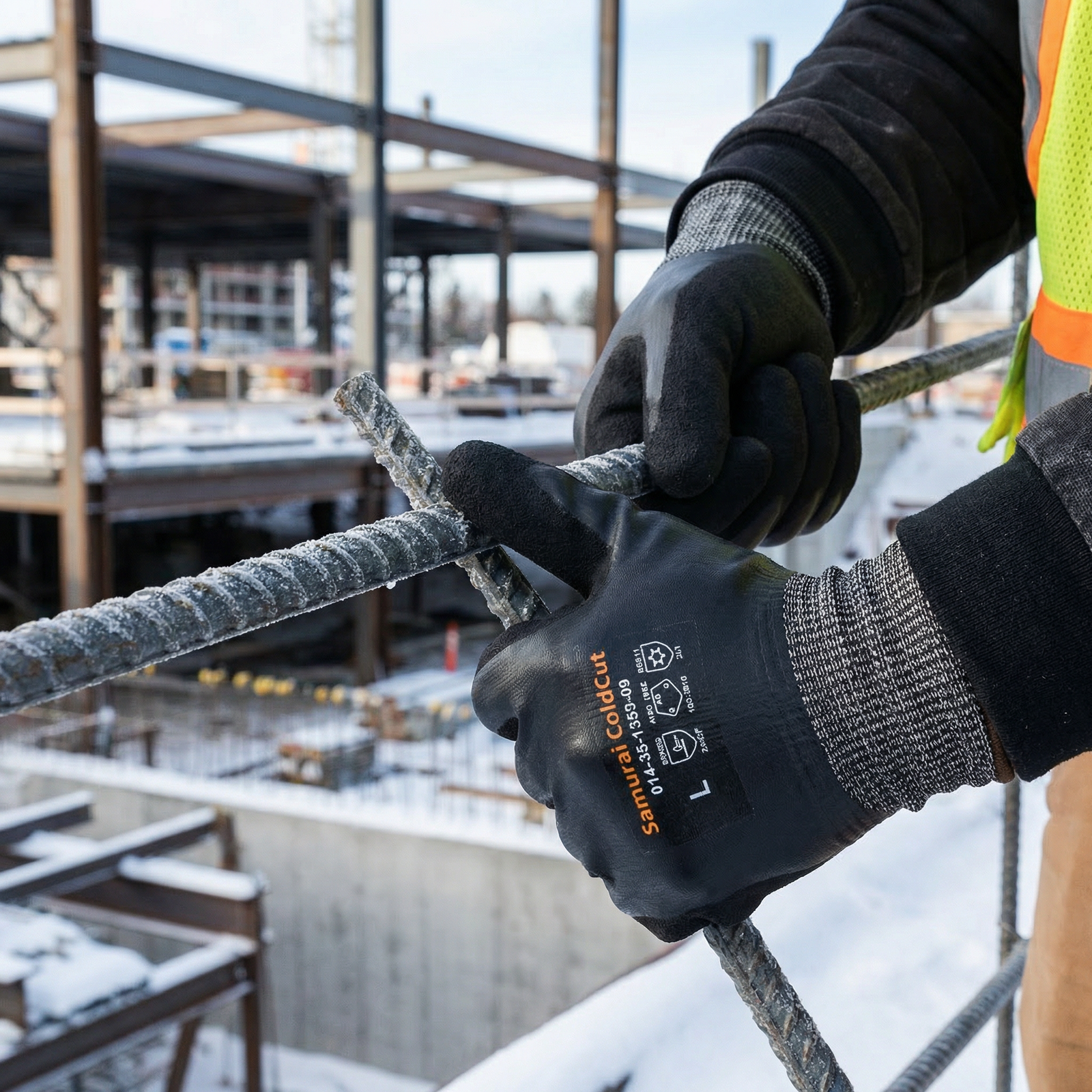Forcefield “Samurai ColdCut” Cut A6 Winter Lined Gloves - Image 5