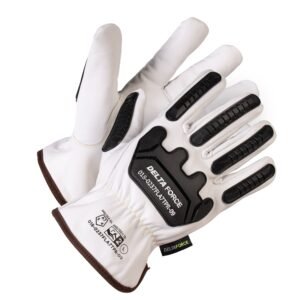 Forcefield Delta Force Anti-Impact Goatskin Grain Para-Aramid Lined Winter Leather Gloves ANSI Cut A7