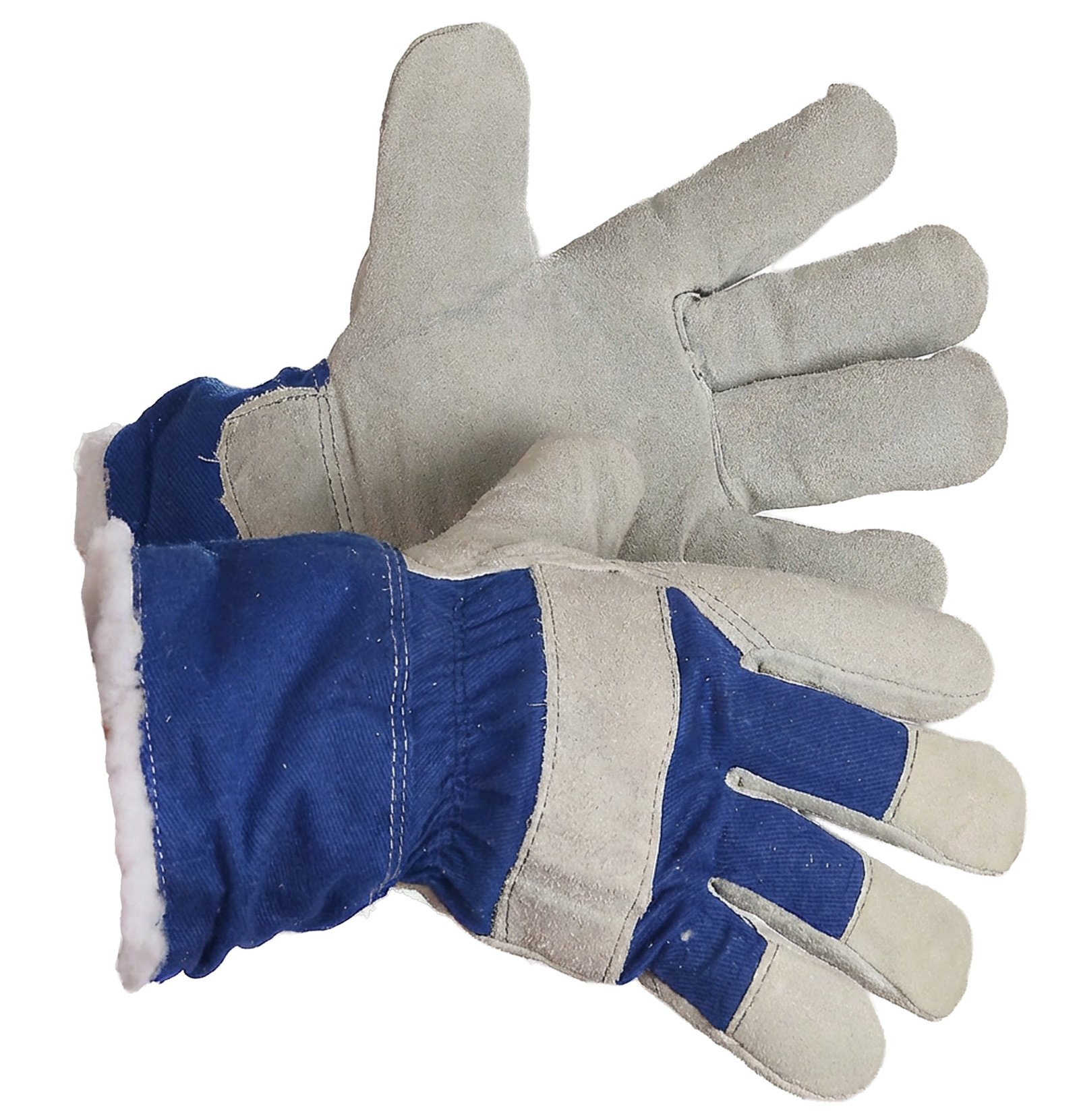 Forcefield The "Arnold" Pile Lined Split Leather Work Glove