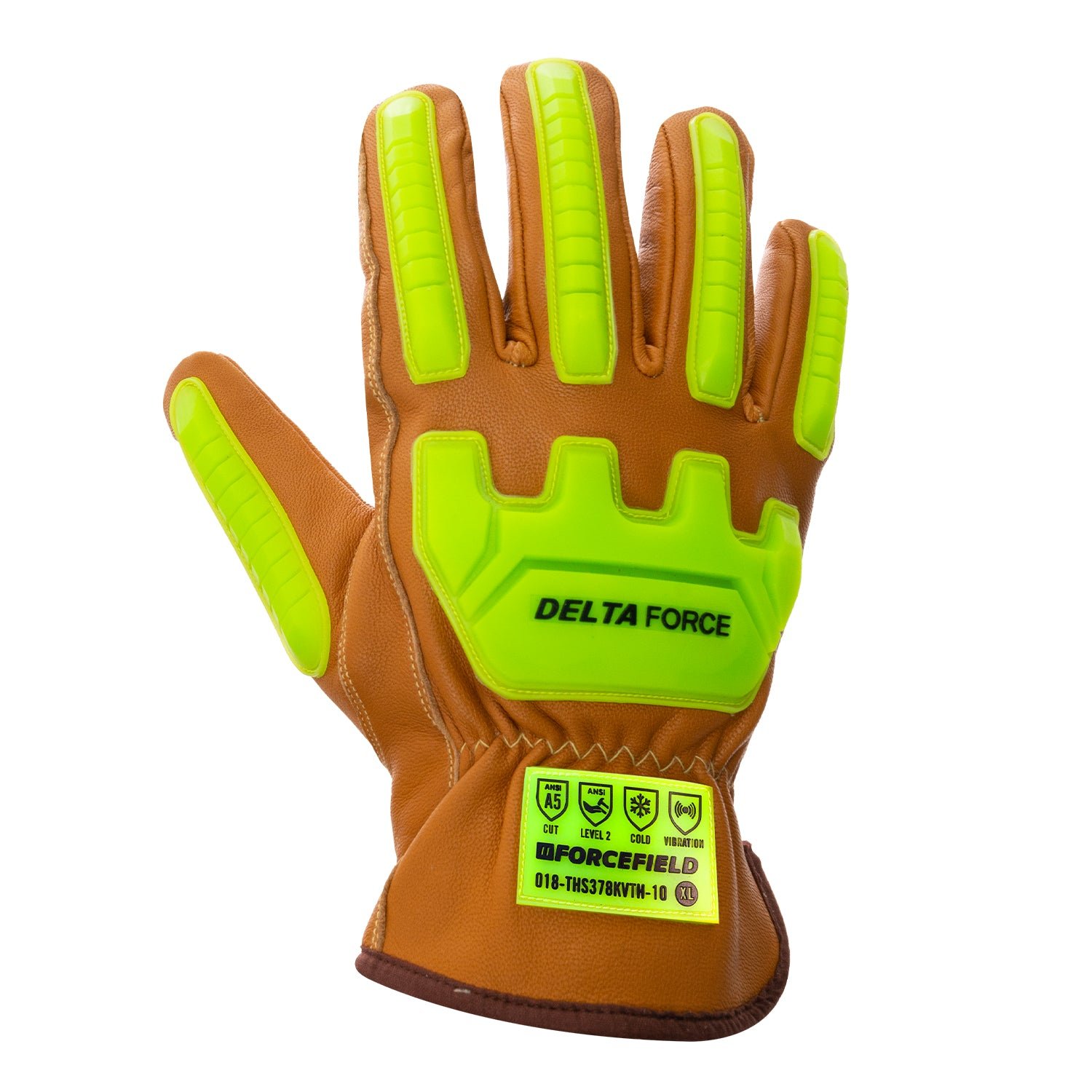 Forcefield Deltaforce Premium Cut Resistant Goatskin Winter Impact Glove with Thinsulate - Image 2