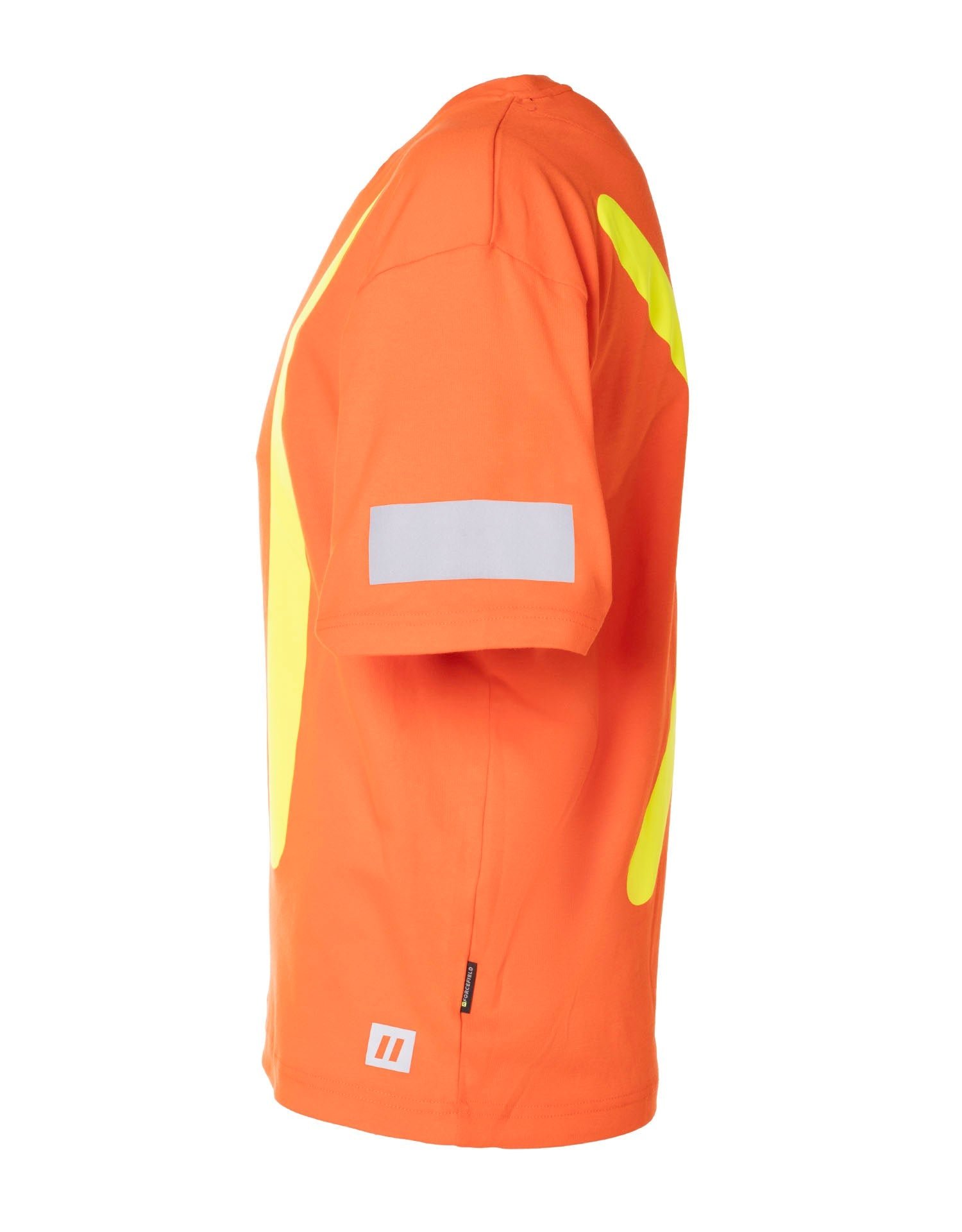 Forcefield Retro Safety Cotton Short Sleeve Tee With Reflective Arm Striping - Image 8