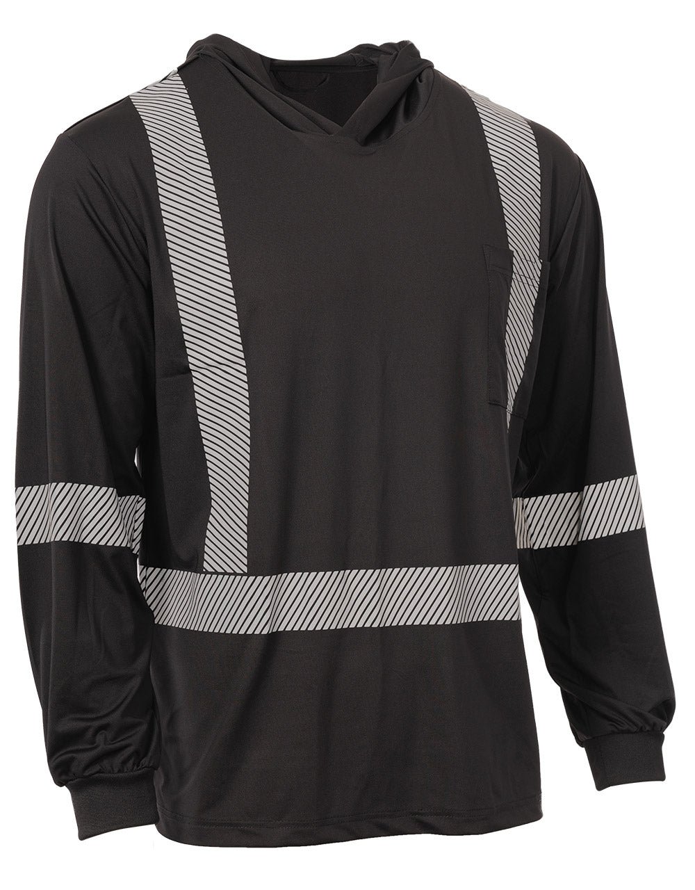 Forcefield Hooded Long Sleeve Ultrasoft Technical Tee - Image 8