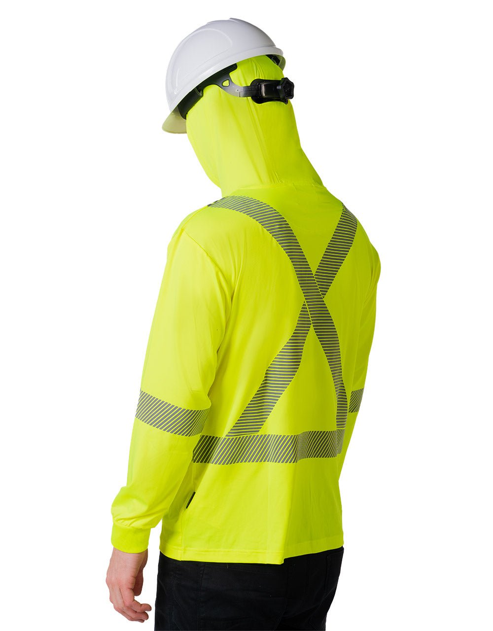 Forcefield Hooded Long Sleeve Ultrasoft Technical Tee - Image 6