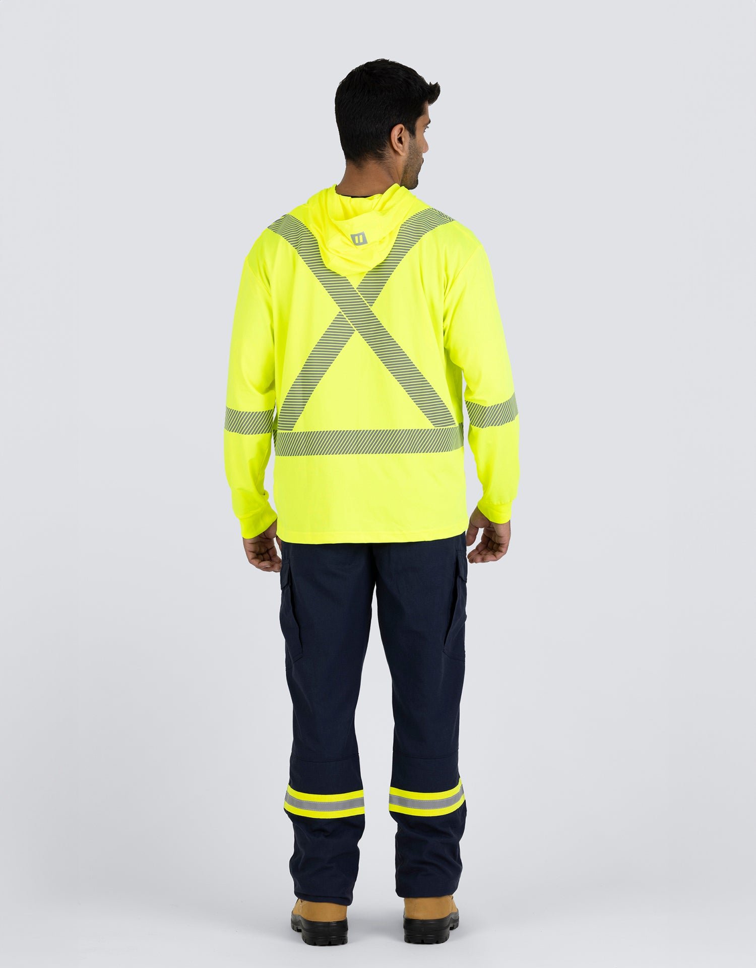 Forcefield Hooded Long Sleeve Ultrasoft Technical Tee - Image 5