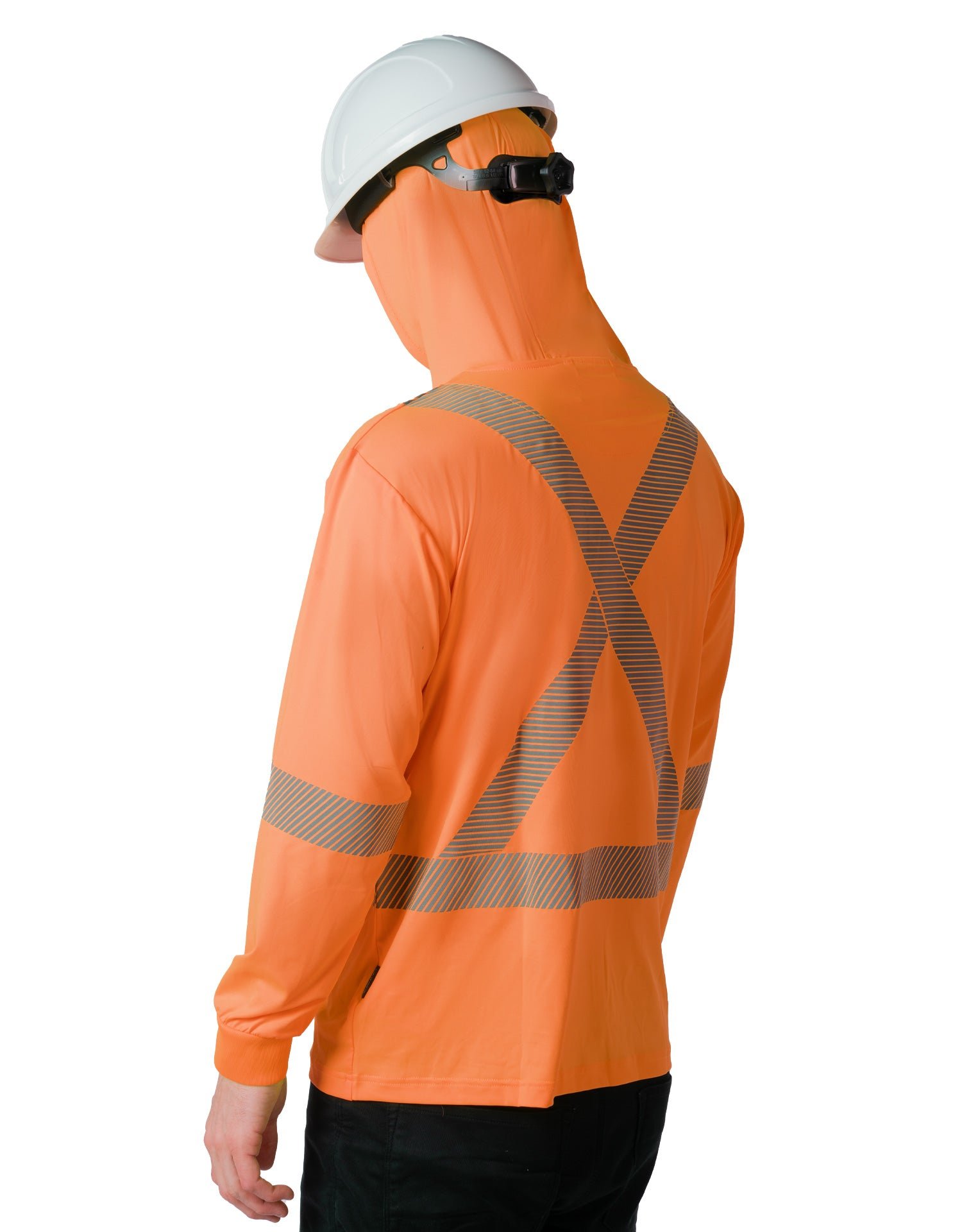 Forcefield Hooded Long Sleeve Ultrasoft Technical Tee - Image 13