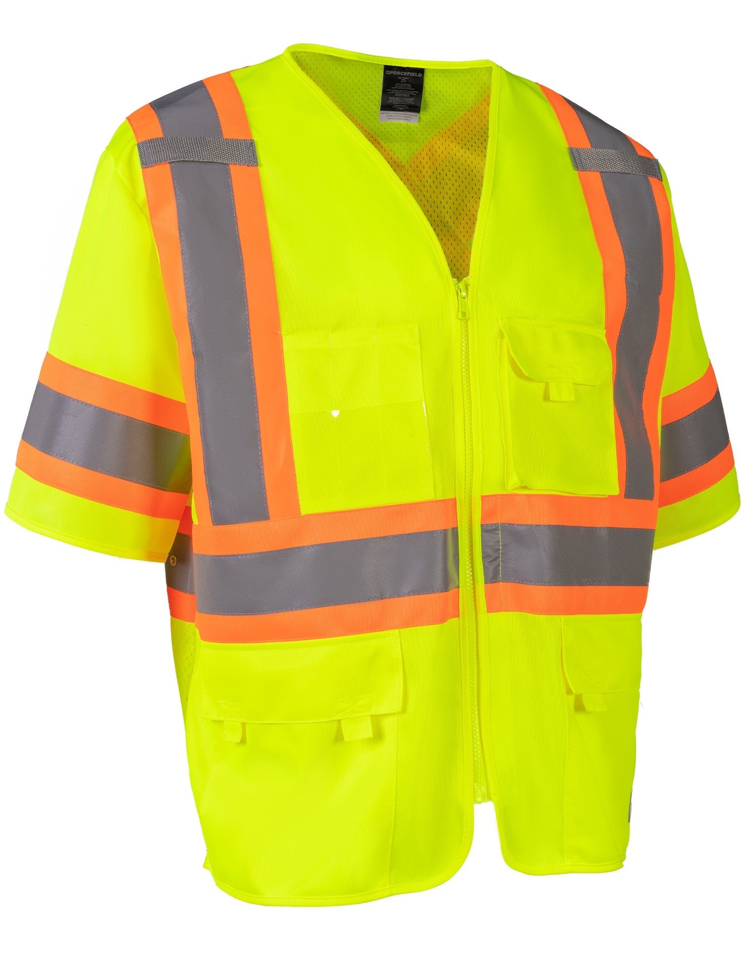 Forcefield Hybrid Traffic Vest Safety Shirt - Image 2