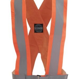 Forcefield Orange 4" Tricot Traffic Sash