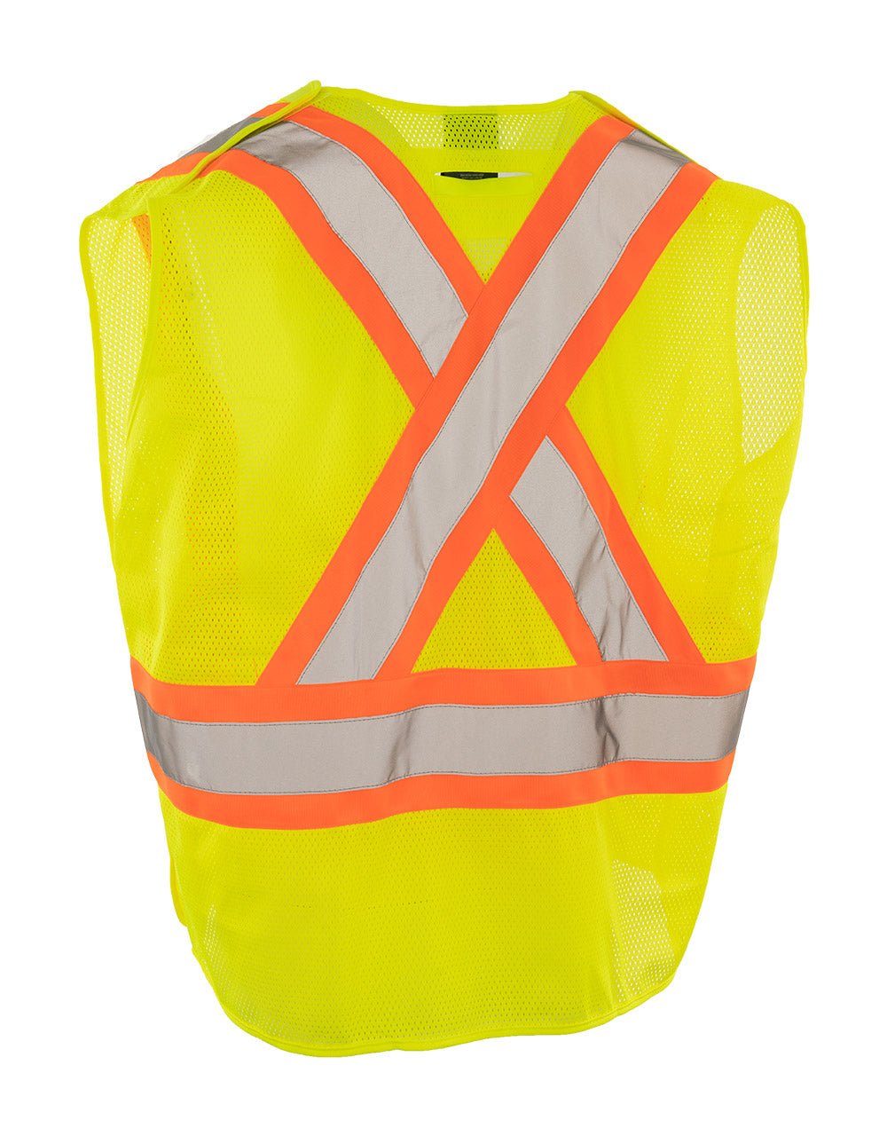 Forcefield 5-Point Tear-away Hi Vis Mesh Traffic Safety Vest, 3 Sizes - Image 5