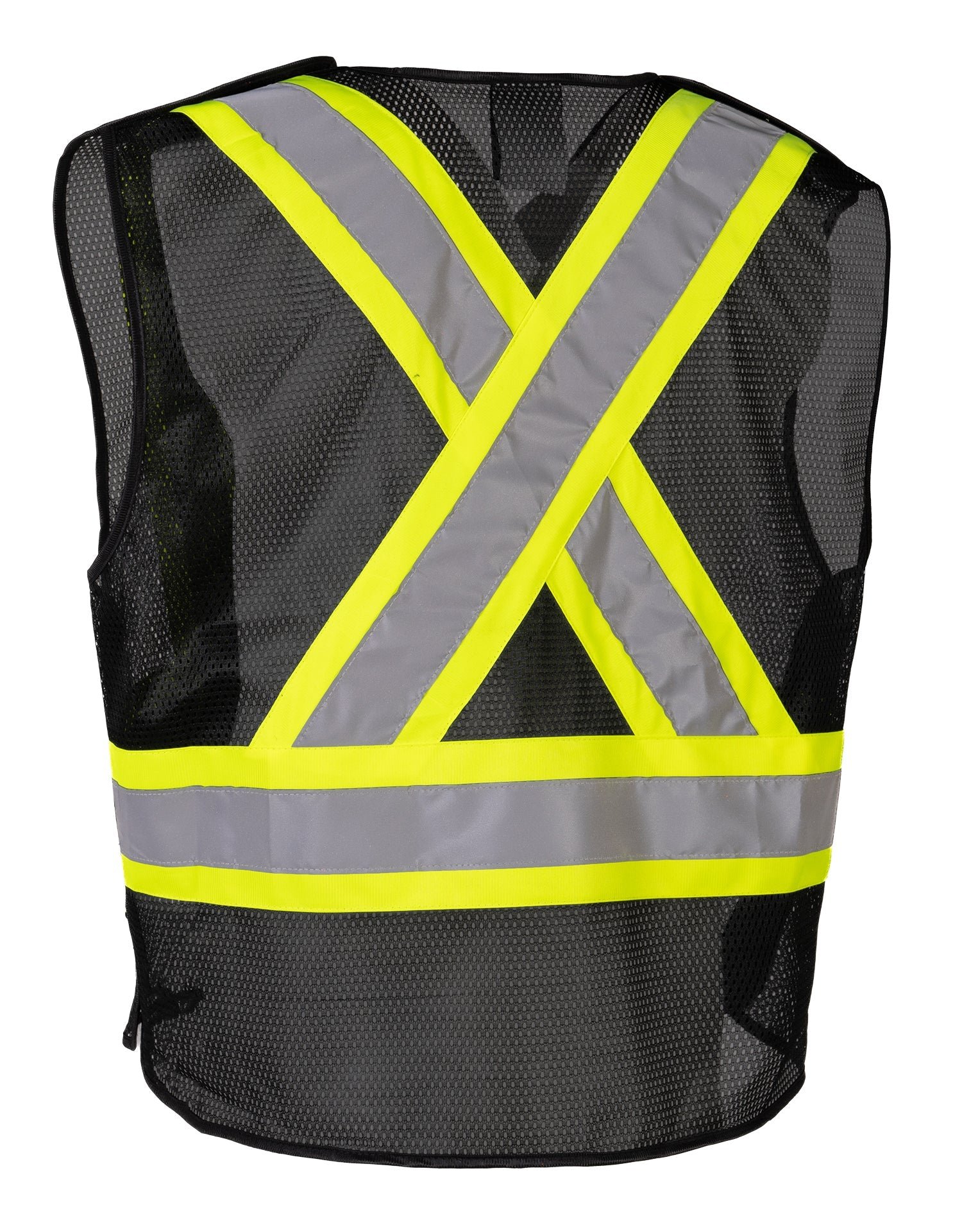 Forcefield Lightweight Polyester Mesh Safety Vest with 5-Point Tear-Away - Image 6