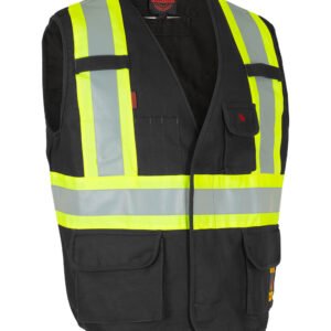Forcefield Fire Resistant (FR) Cotton Duck Hi Vis Safety Vest