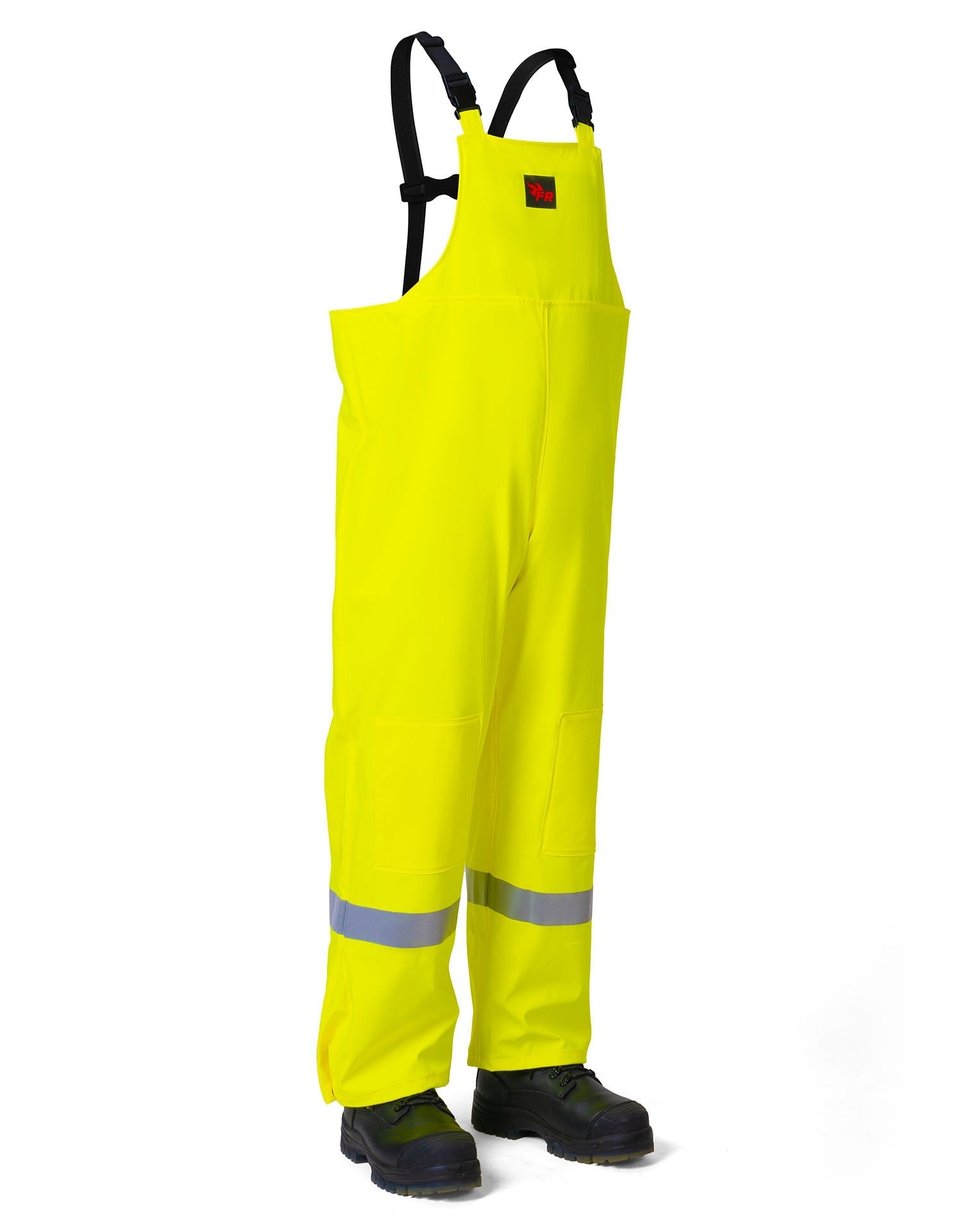Forcefield Lightweight Fire Resistant (FR) Hi Vis Safety Rain Overalls