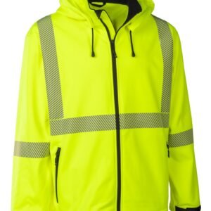 Forcefield Hi Vis Safety Softshell Jacket with Segmented Tape