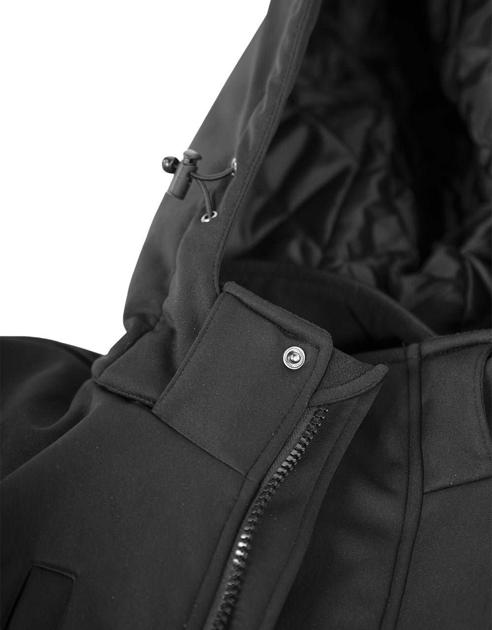 Forcefield Black Softshell Winter Jacket - Image 2