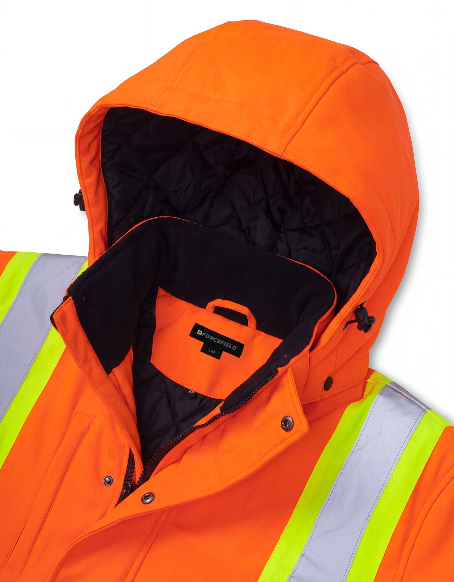 Forcefield Hi Vis Softshell Winter Safety Jacket - Image 2