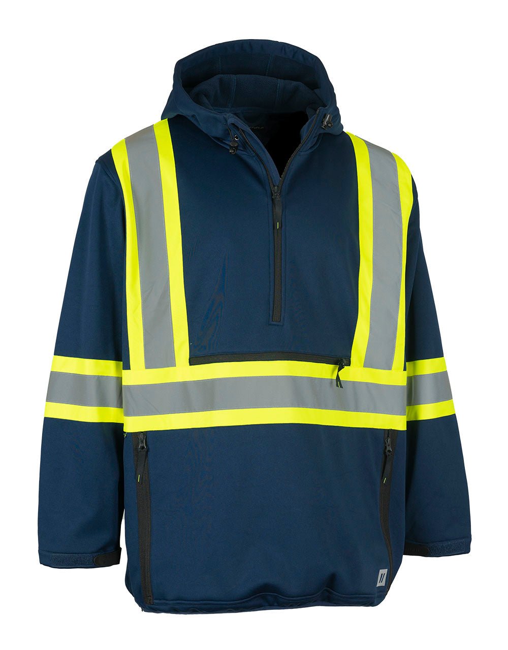 Forcefield Hi Vis Safety Anorak Pullover Softshell - Image 9