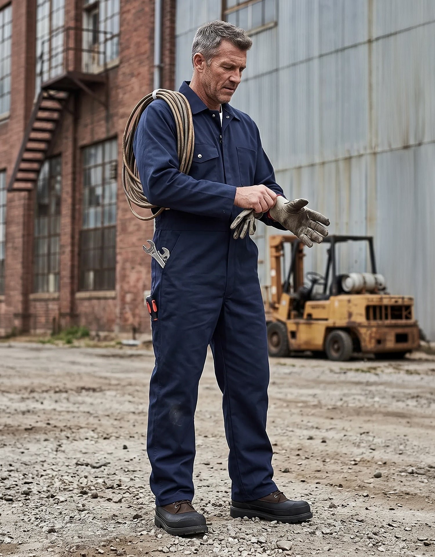 Forcefield Welder's Coverall, 100% Cotton - Image 2