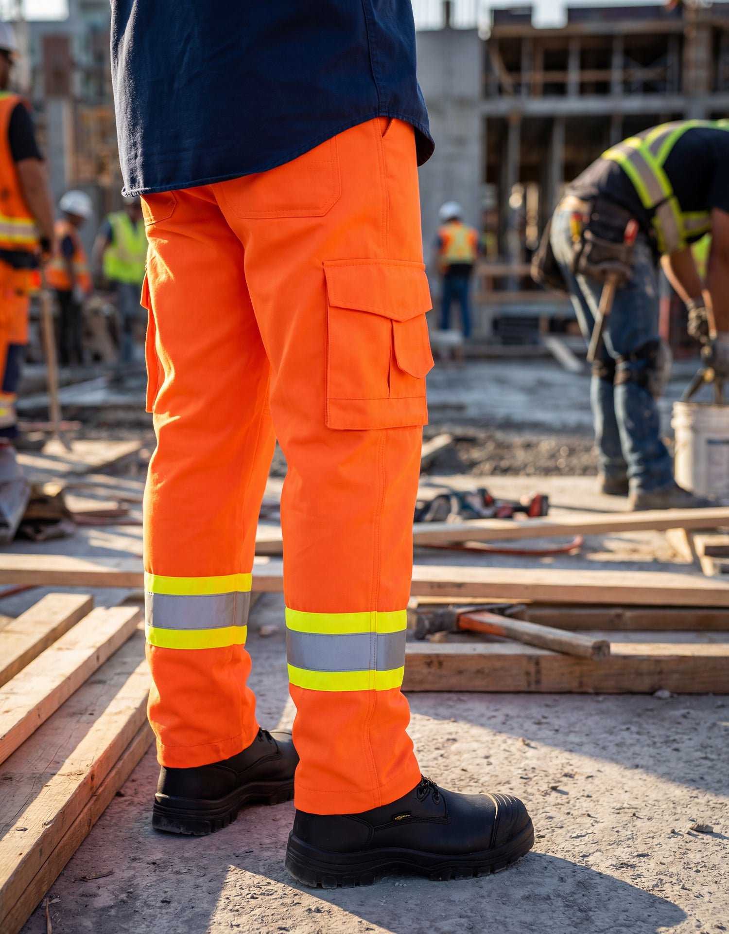 Forcefield Hi Vis Ripstop Cargo Safety Work Pant - Image 2
