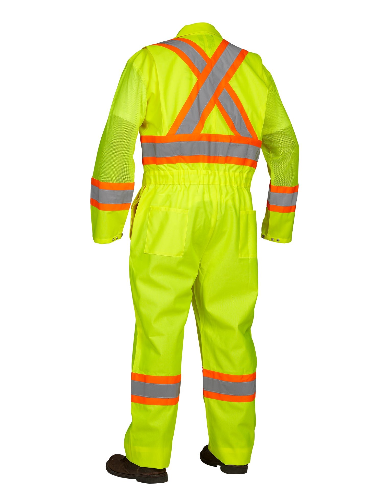 Forcefield Hi Vis Safety Flagger's Coverall, Unlined - Image 3