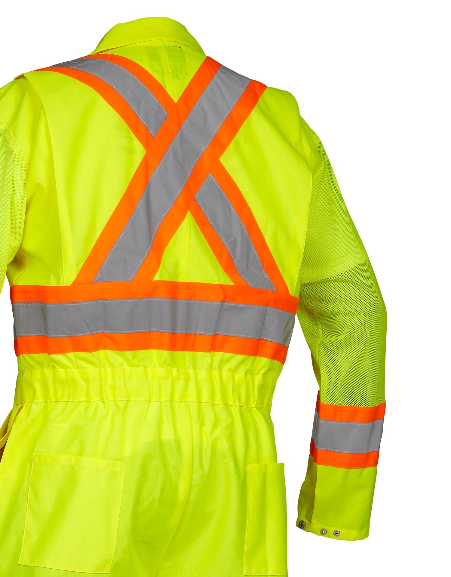 Forcefield Hi Vis Safety Flagger's Coverall, Unlined - Image 4