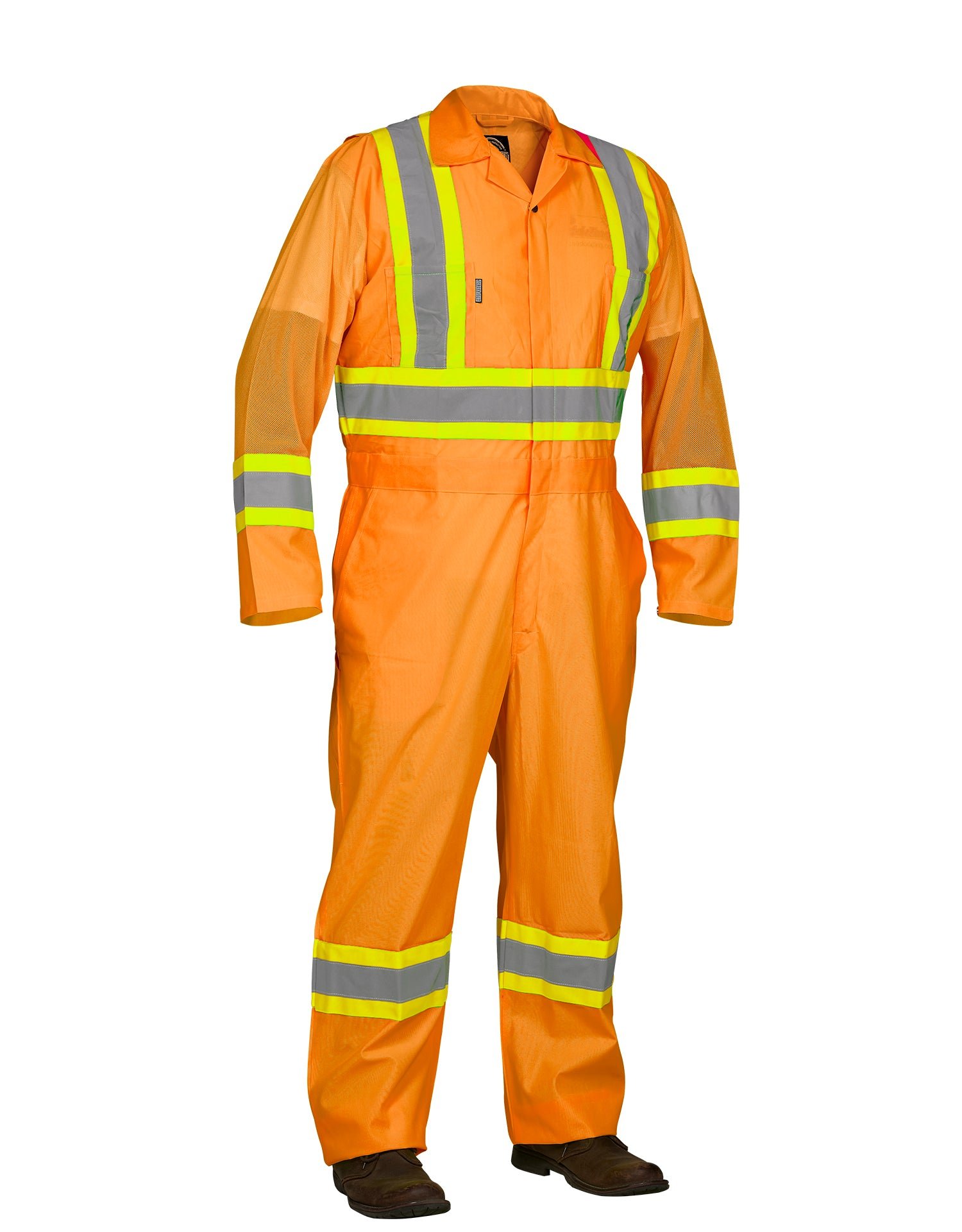 Forcefield Hi Vis Safety Flagger's Coverall, Unlined - Image 5