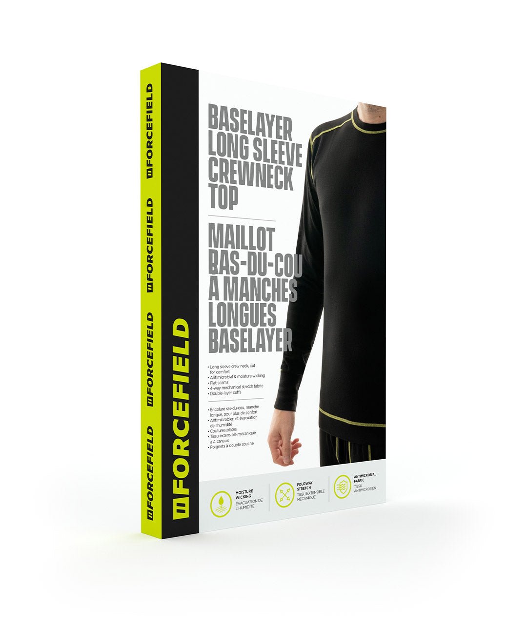 Forcefield Base Layer Long Sleeve Crewneck Top - Image 2