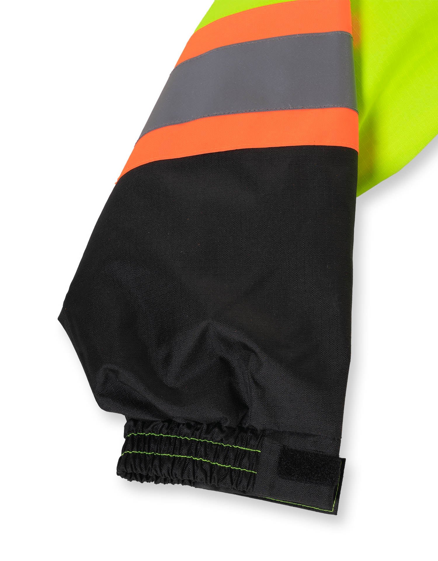 Forcefield Lime "Torngat" Premium Ripstop 4-in-1 Hi-Vis Safety Parka - Image 5