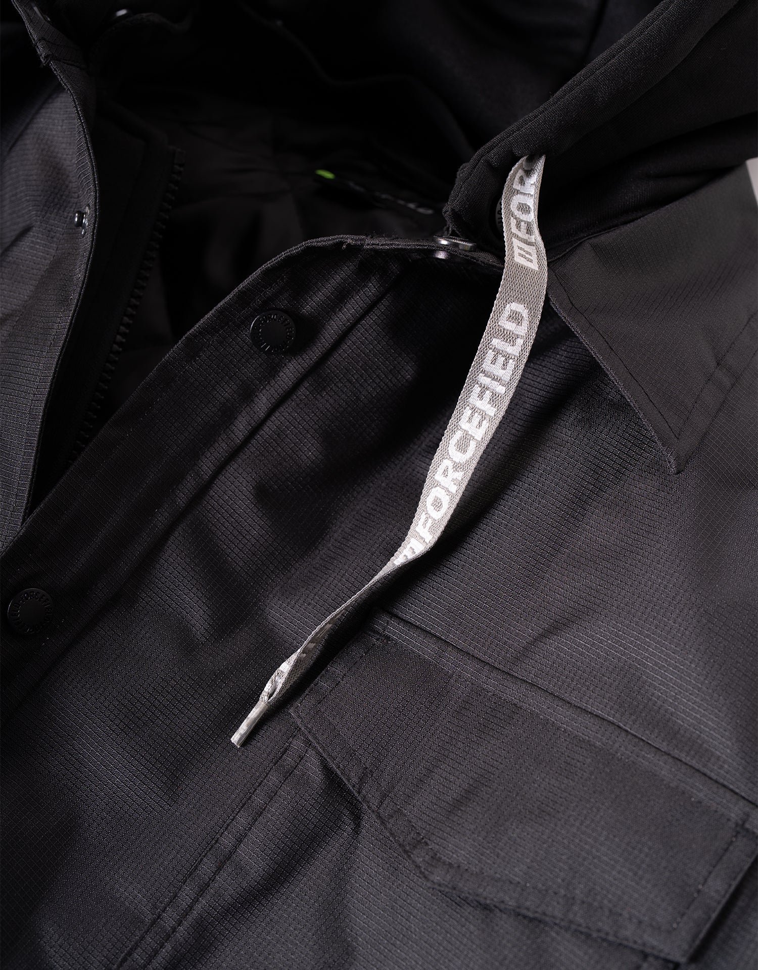 Forcefield Hoodie Shacket With Detachable Hood - Image 2
