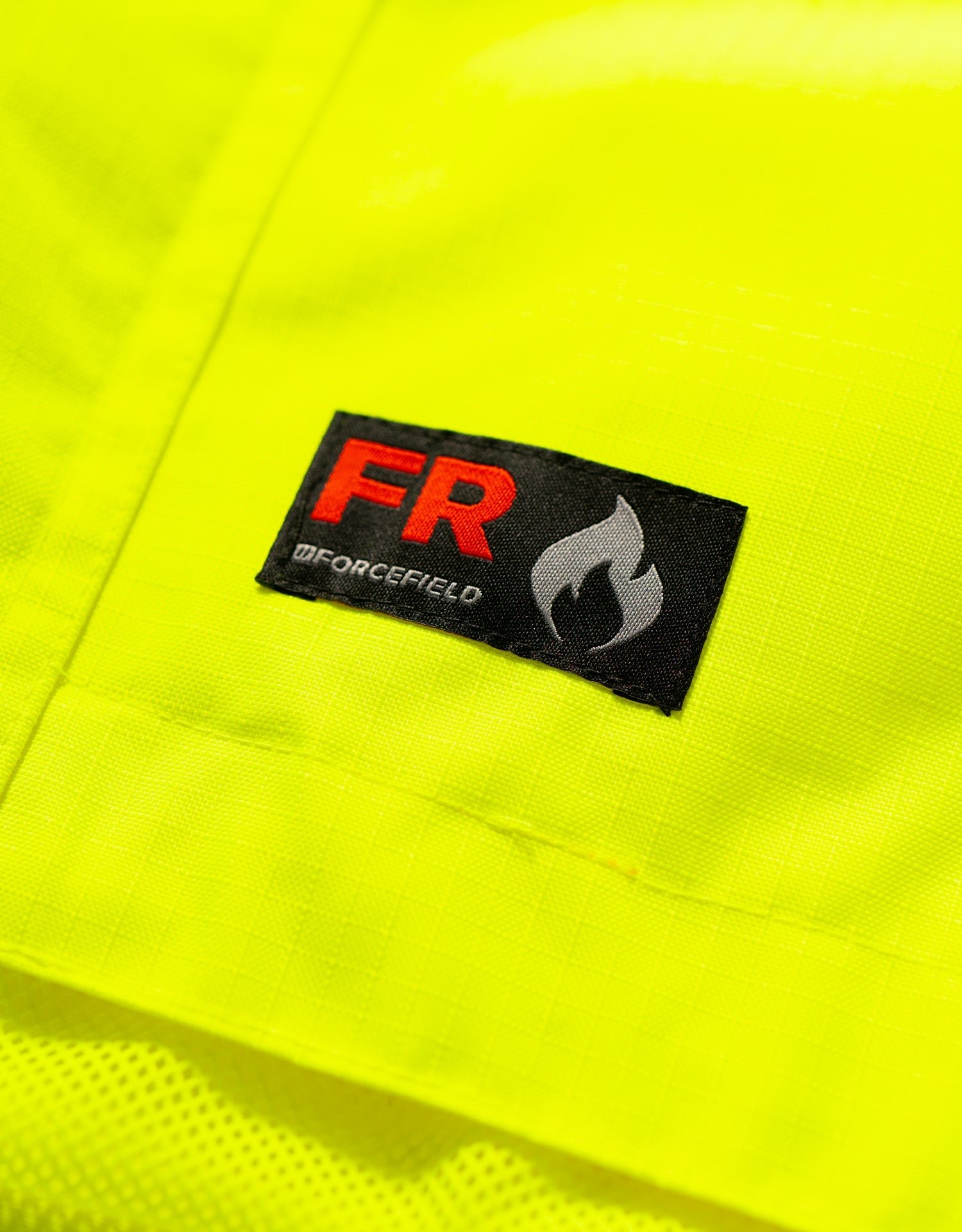 Forcefield Hi-Vis Lime Flame-Resistant (FR) Ripstop Light Weight Jacket - Image 3
