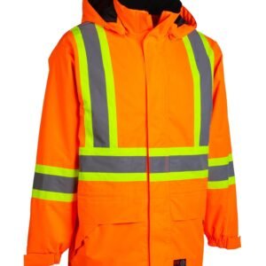 Forcefield Hi-Vis Flame-Resistant (FR) Ripstop Medium Weight Lined Jacket