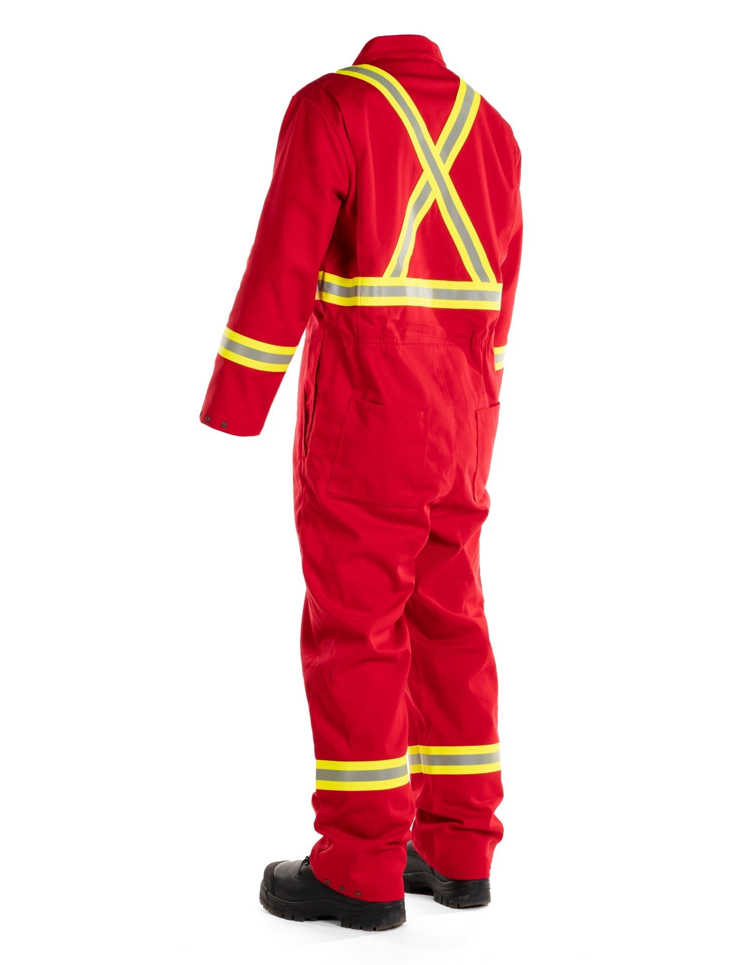 Forcefield FR Treated 100% Cotton Coverall with Reflective Tape - Image 2