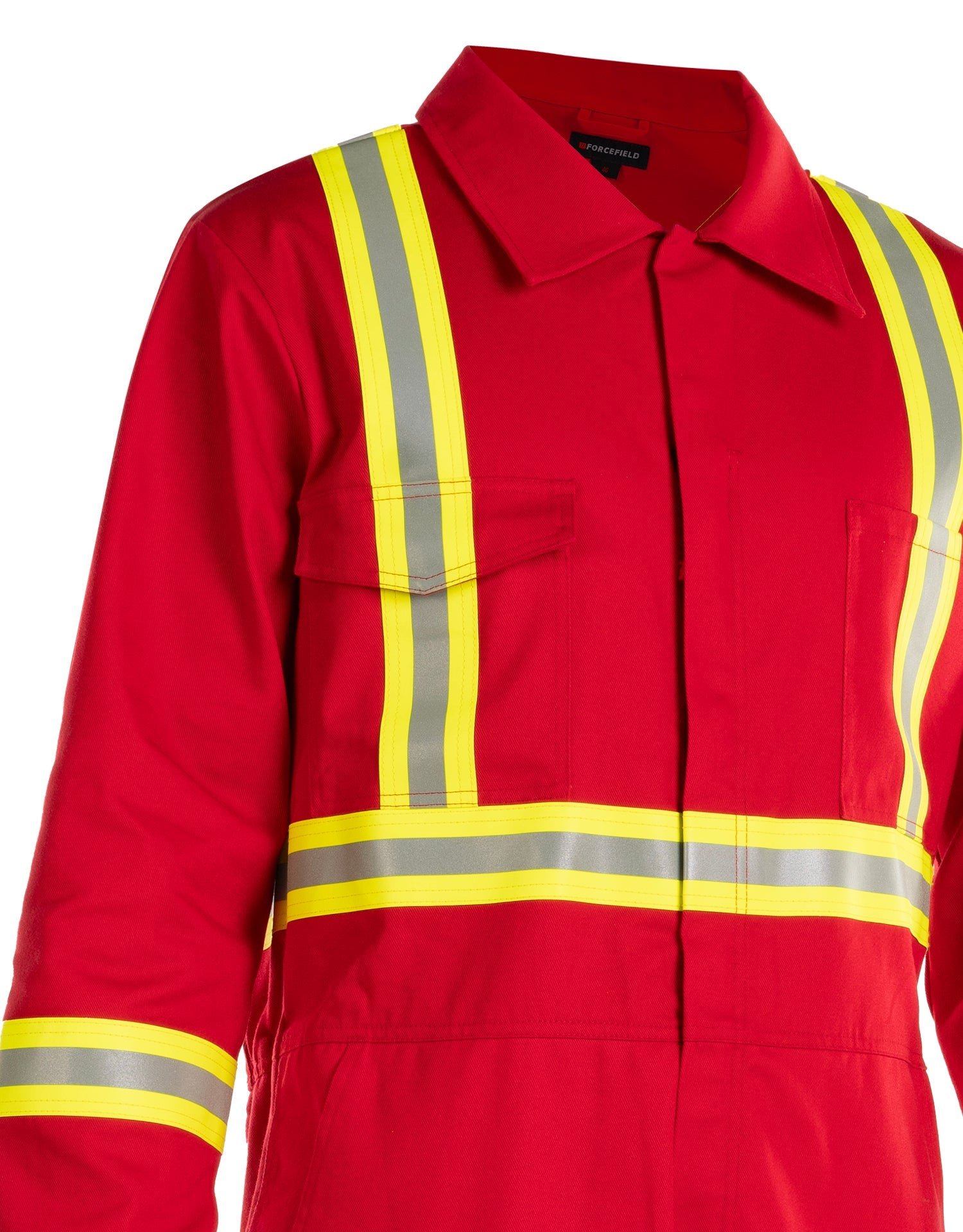 Forcefield FR Treated 100% Cotton Coverall with Reflective Tape - Image 3