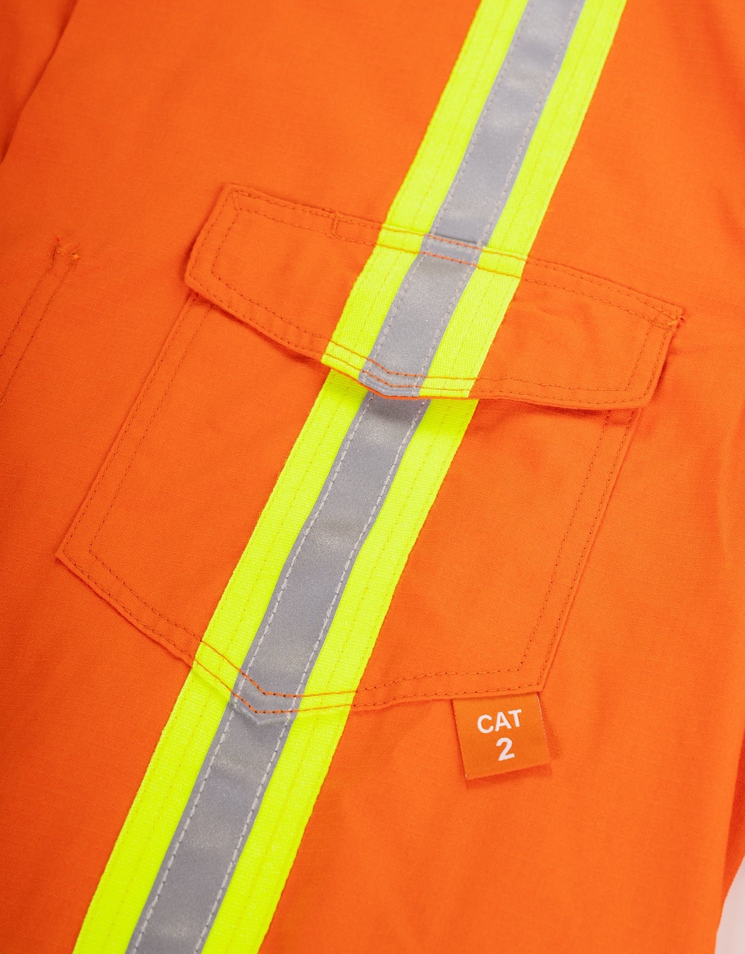 Forcefield Inherent Flame-Resistant Long Sleeve Button Down 6oz Safety Shirt - Image 3