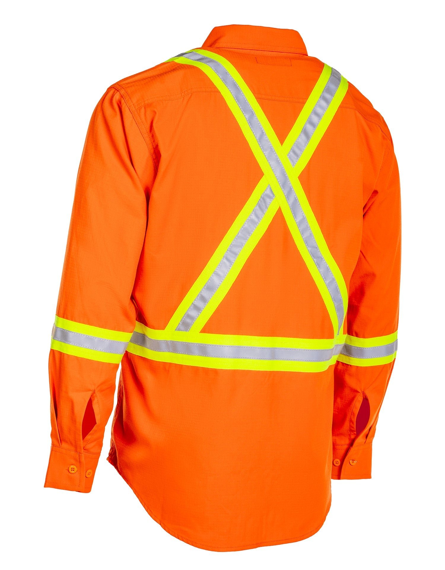 Forcefield Inherent Flame-Resistant Long Sleeve Button Down 6oz Safety Shirt - Image 4