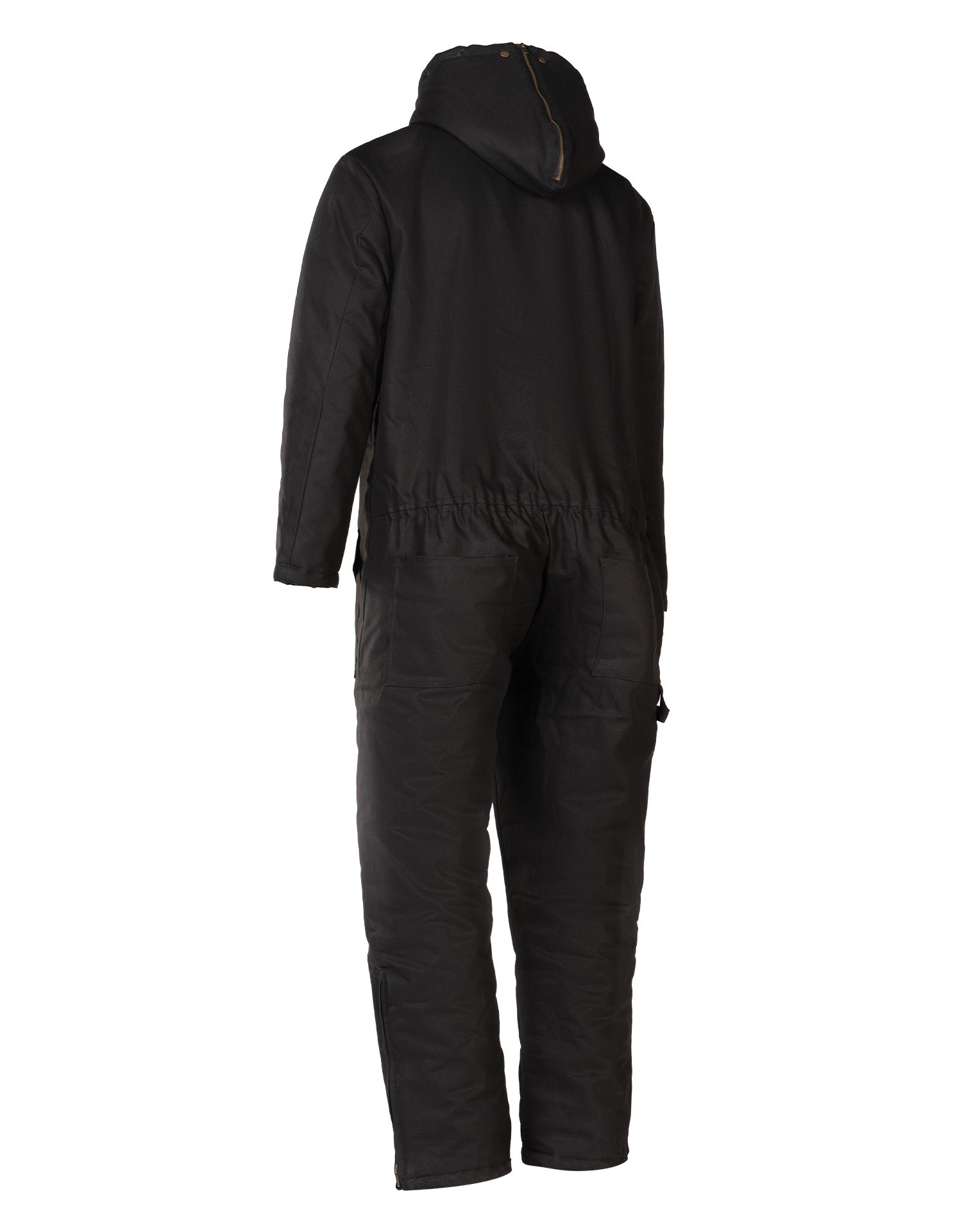 Forcefield Winter Lined Black Cotton Canvas Coverall - Image 6