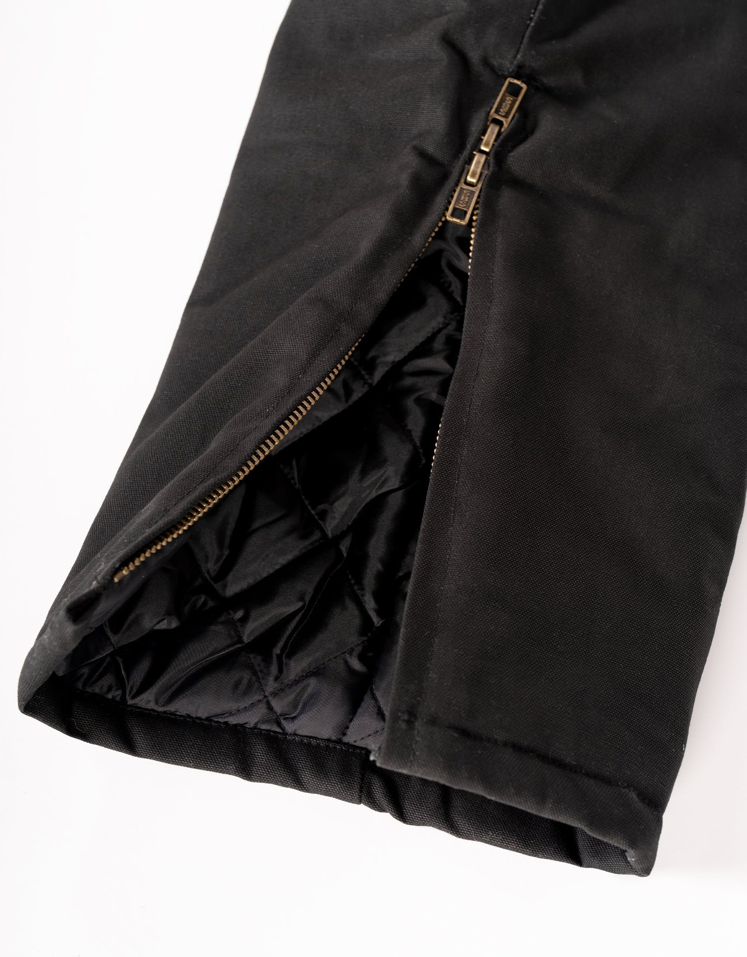 Forcefield Winter Lined Black Cotton Canvas Coverall - Image 5