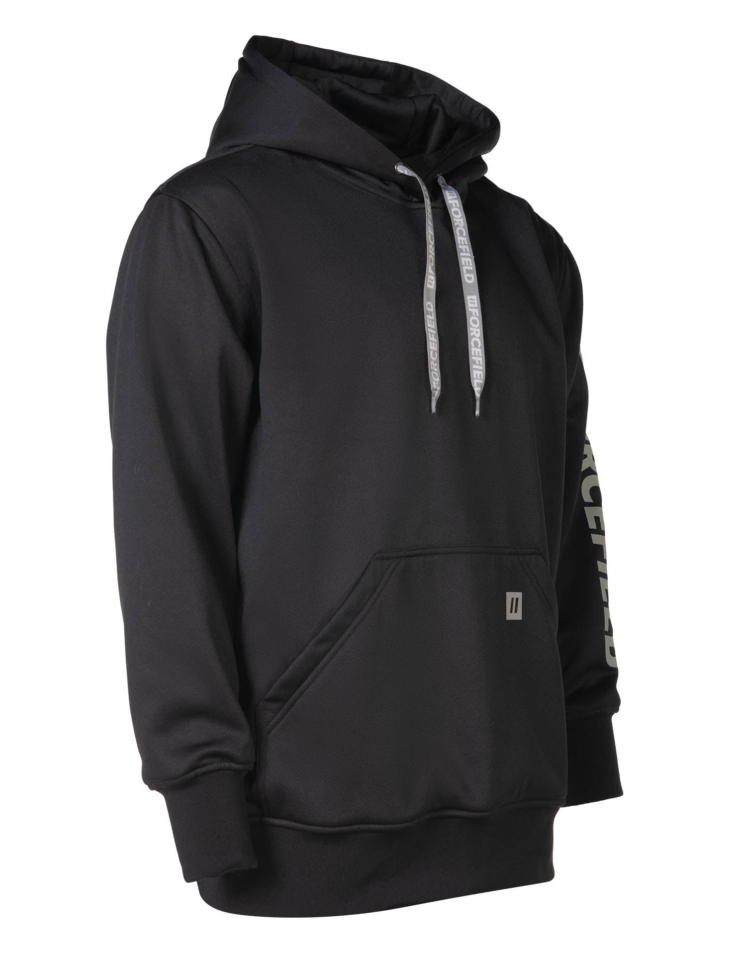 Forcefield Black Pullover Forcefield Logo Sleeve Graphic Hoodie - Image 2
