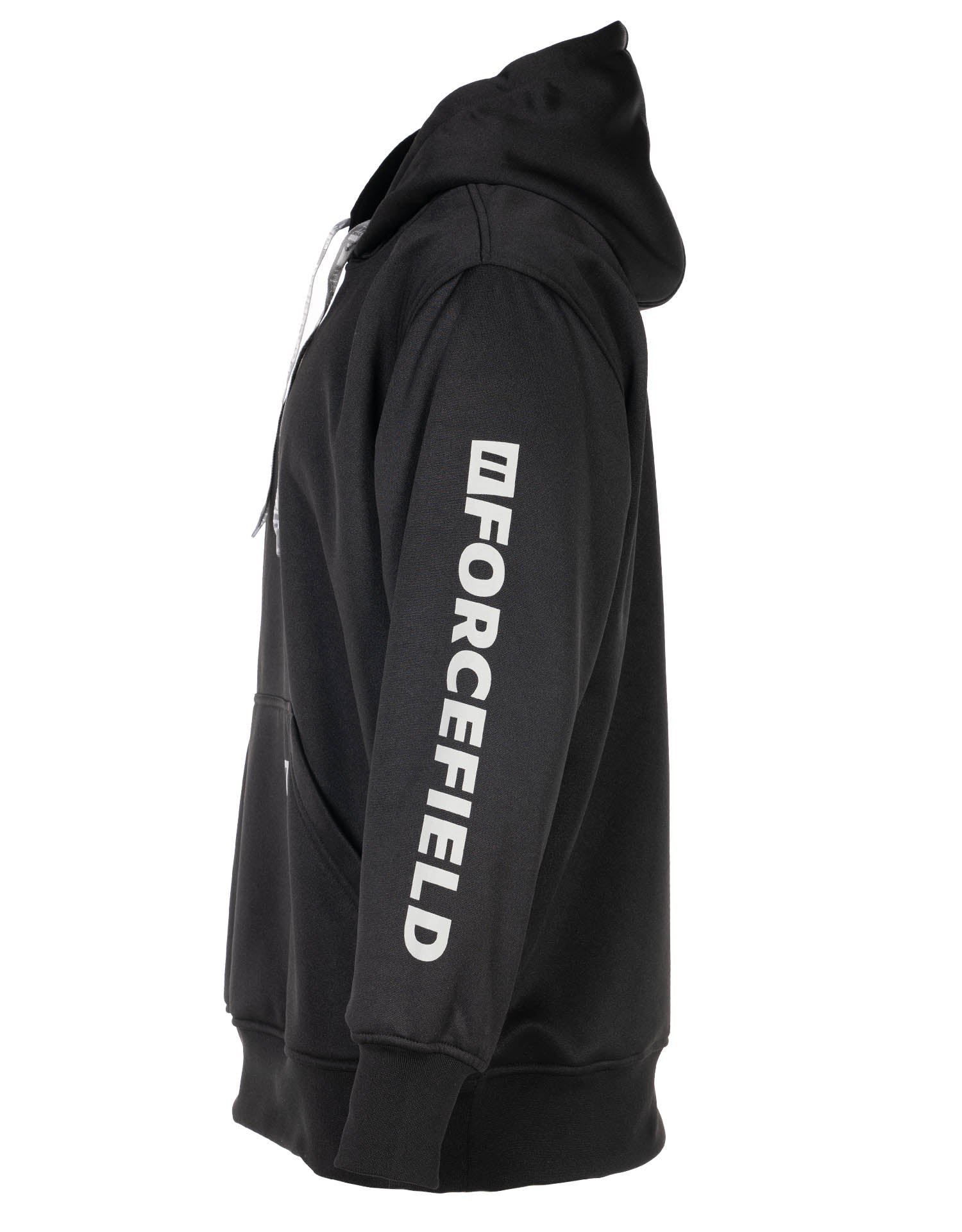 Forcefield Black Pullover Forcefield Logo Sleeve Graphic Hoodie - Image 6