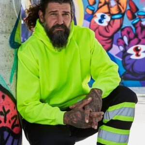 Forcefield Hi Vis Deluxe Pullover Hi Vis Hoodie