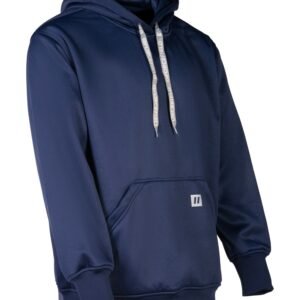 Forcefield Premium Polyester Fleece Pullover Hoodie with Double-Lined Hood