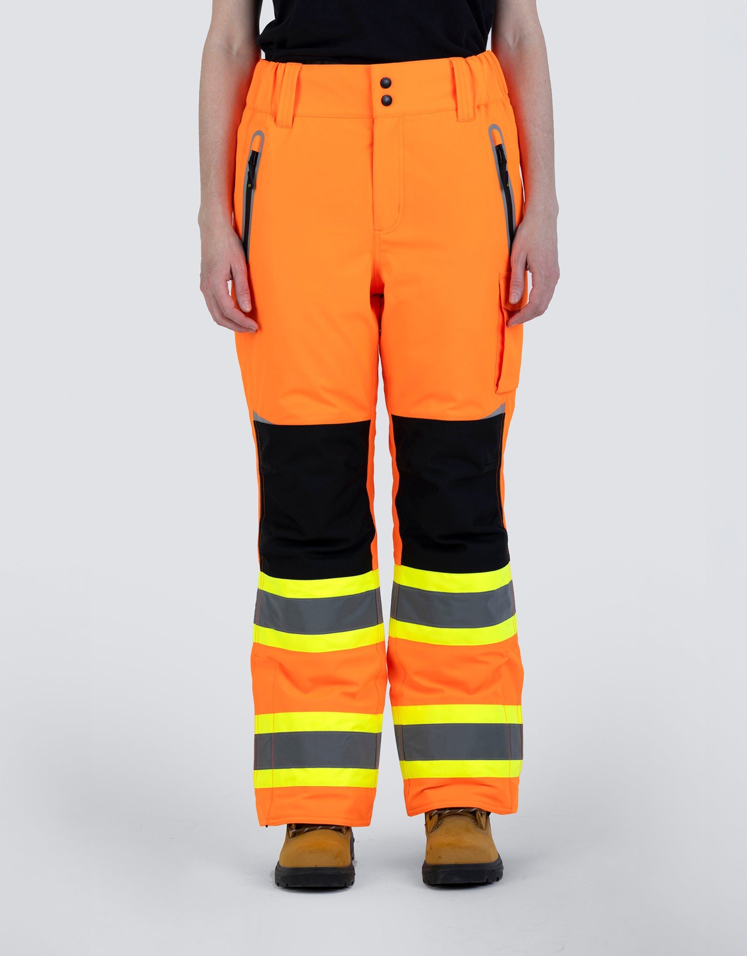 Forcefield Women's Hi-Vis Safety Lined Utility Pants - Image 9