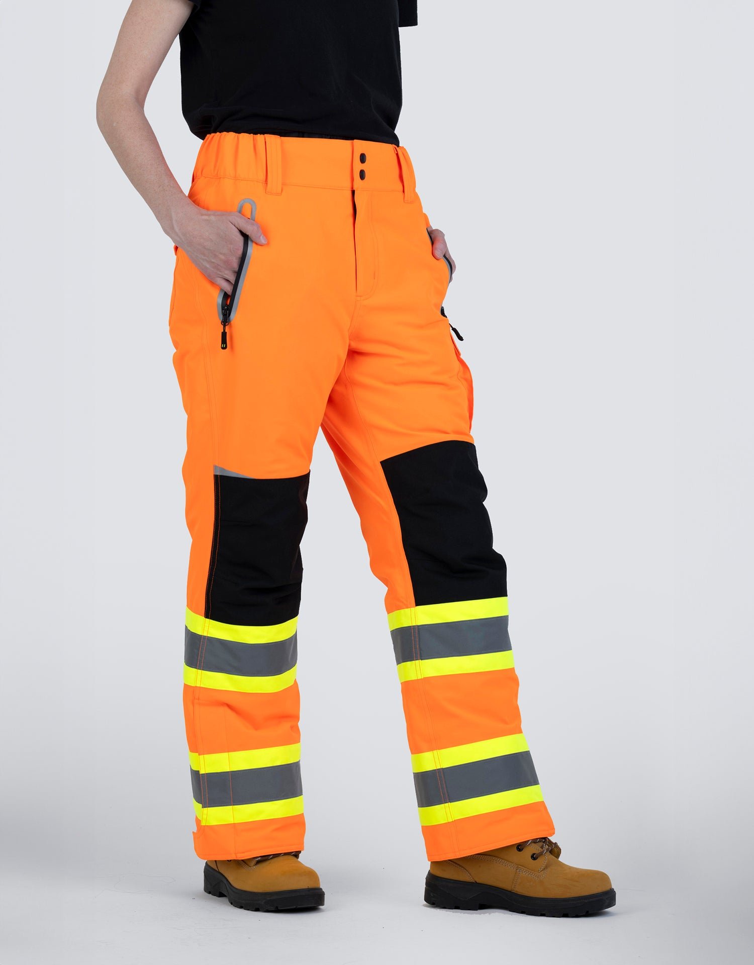 Forcefield Women's Hi-Vis Safety Lined Utility Pants - Image 10