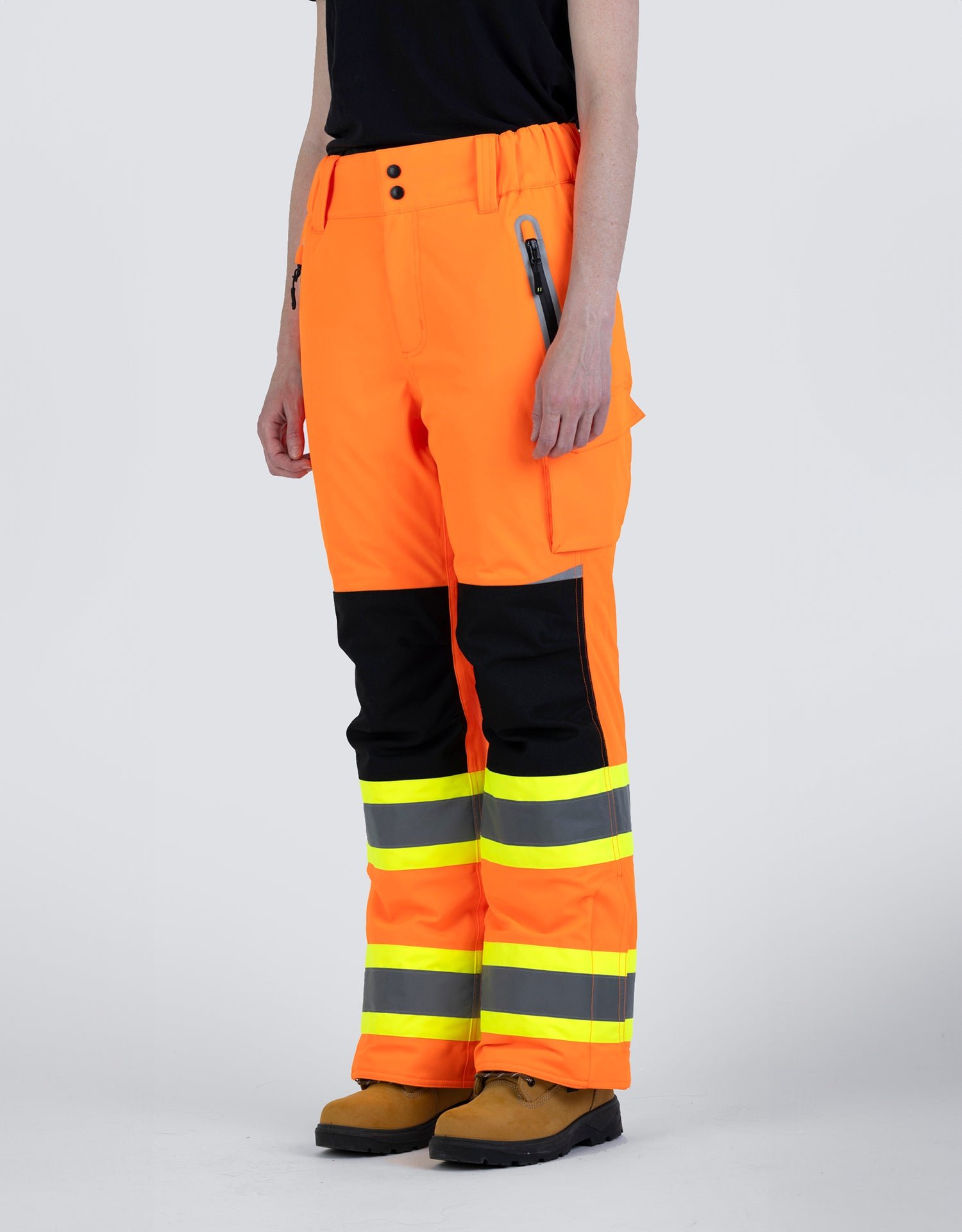 Forcefield Women's Hi-Vis Safety Lined Utility Pants - Image 11