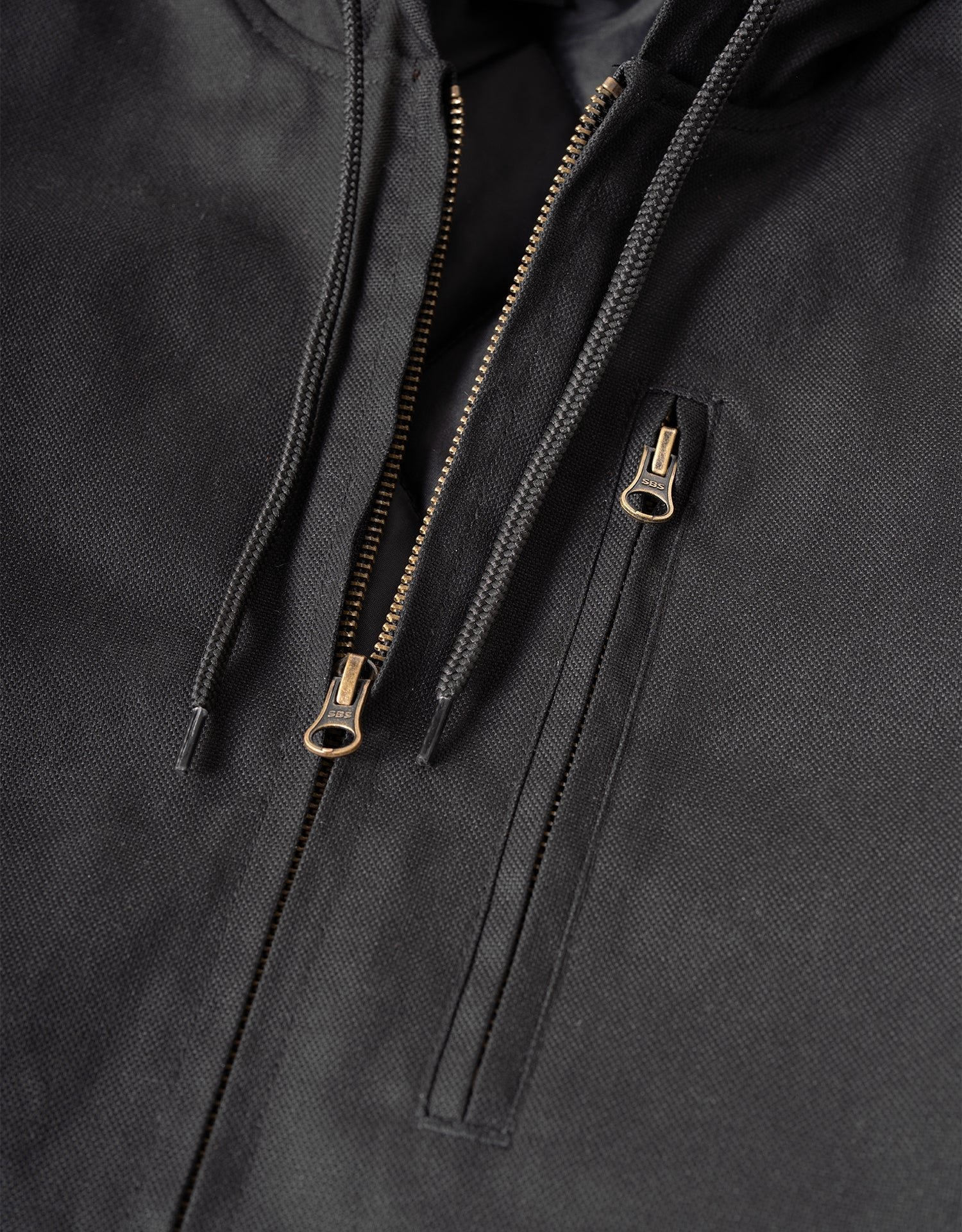 Forcefield Hooded Canvas Work Jacket - Image 2