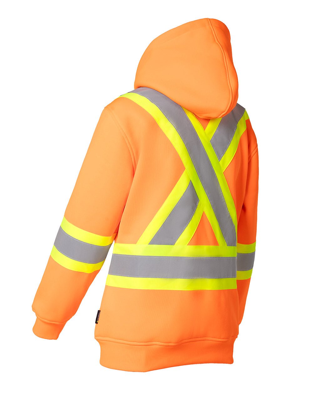 Forcefield Women's Hi Vis Safety Hoodie with Detachable Hood - Image 3