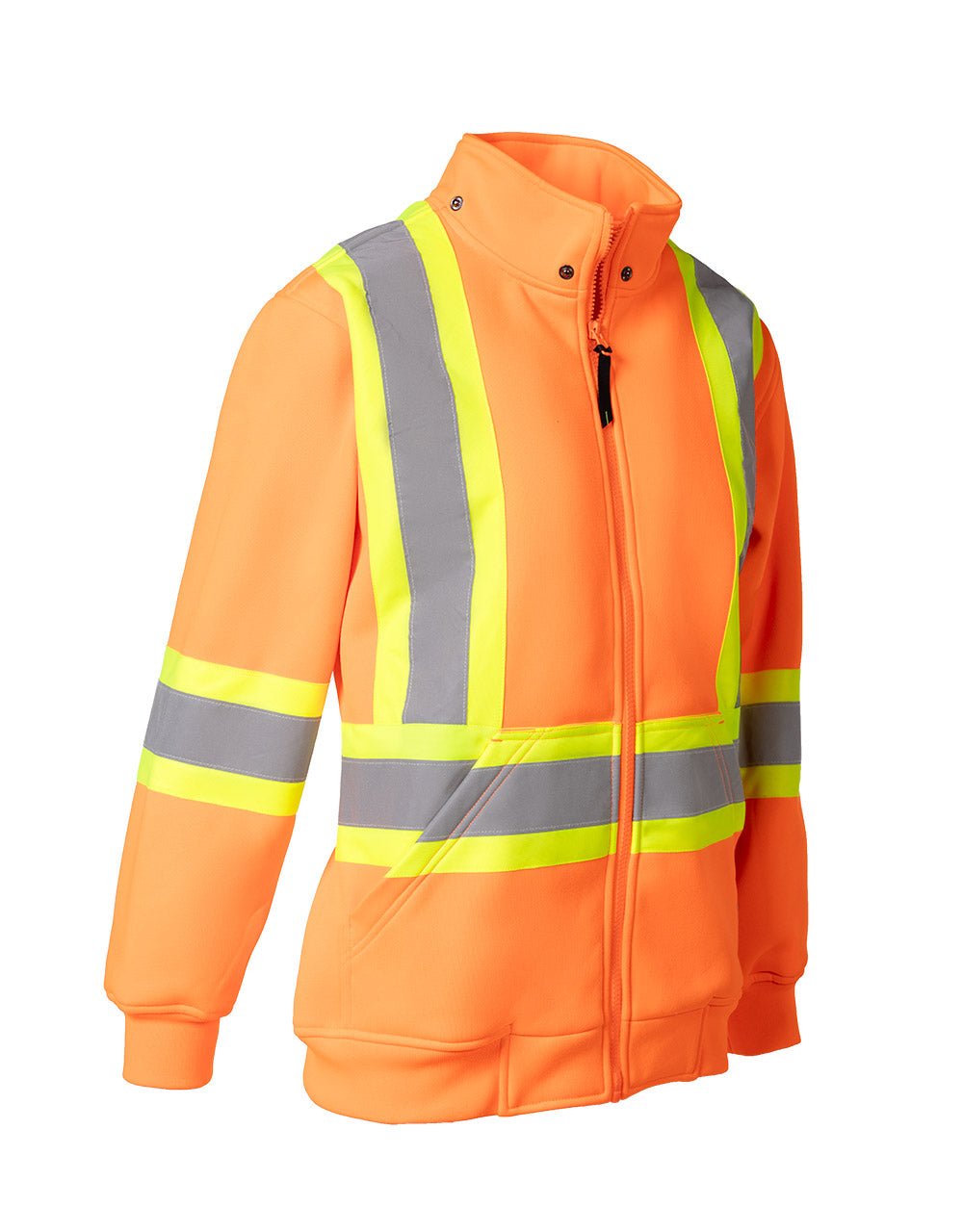 Forcefield Women's Hi Vis Safety Hoodie with Detachable Hood - Image 4
