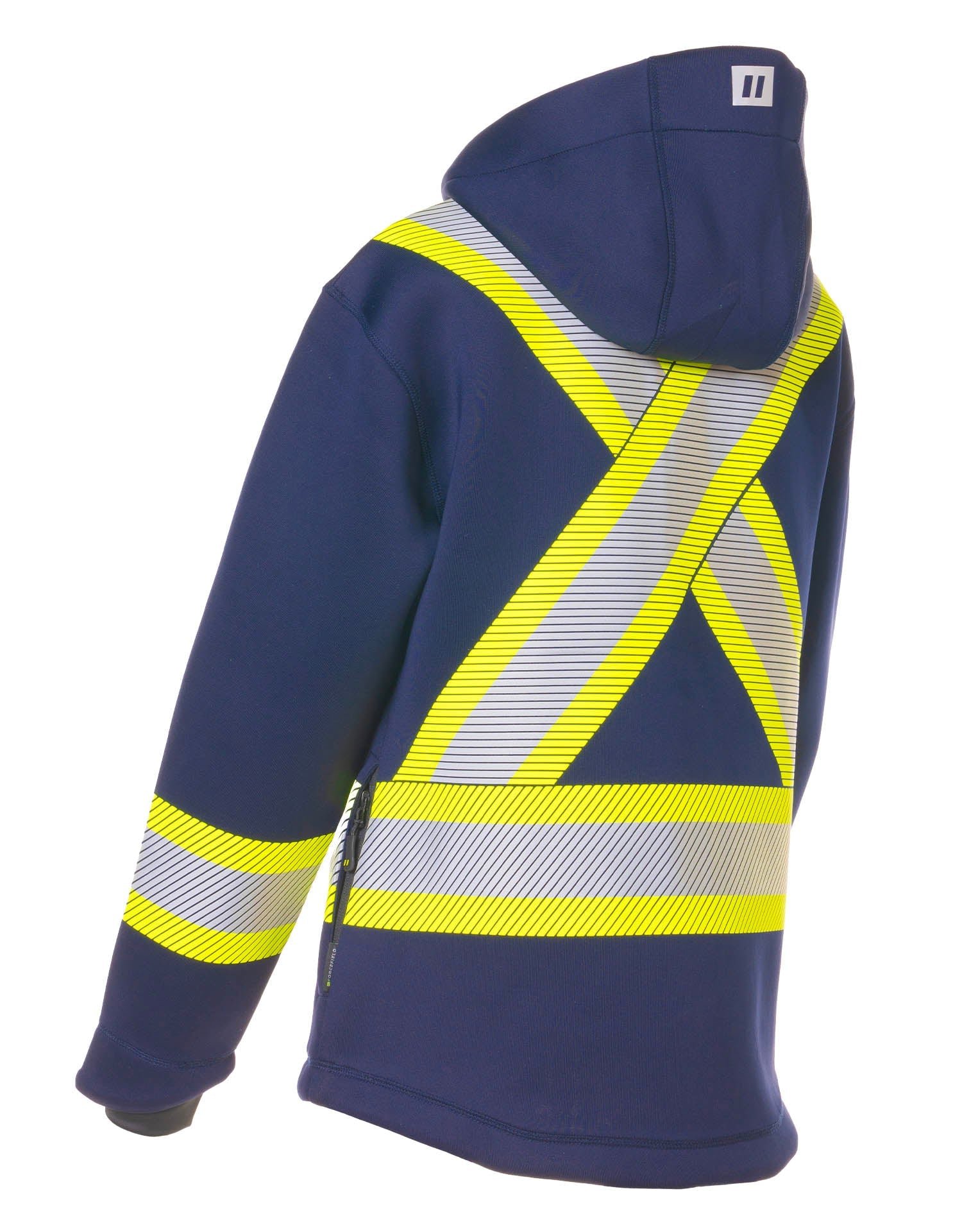 Forcefield Women's Safety Zip-Up Softshell Hoodie - Image 4